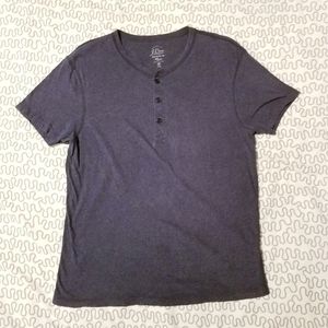 J. Crew Heather Navy Broken-in T-Shirt